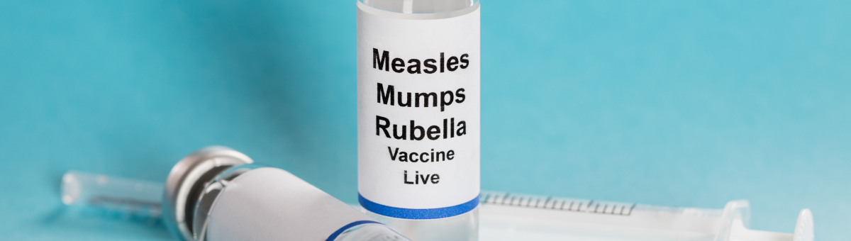 vials of measles vaccine